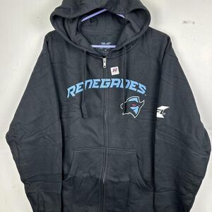 XFL | Dallas Renegades Active Full Zip Hoodie Jacket | Size Medium